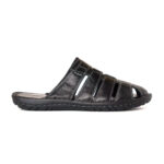 Footgraphy’s Mens Leather Floaters 255 (Black)