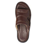 FootGraphy's Mens Leather Mules - 050 (Brown)