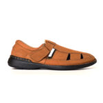 Footgraphy's Mens Leather Floaters - W77 (Tan)