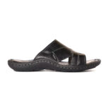 FootGraphy's Mens Leather Mules 7001 (Black)