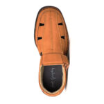 Footgraphy's Mens Leather Floaters - W77 (Tan)