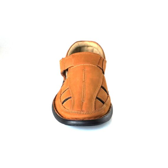 Footgraphy's Mens Leather Floaters - W77 (Tan)