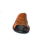 Footgraphy's Mens Leather Mules - 5050 (Tan)